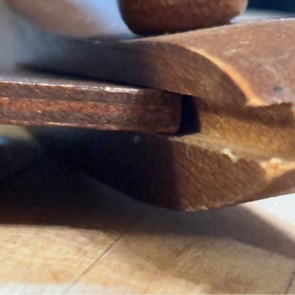 Miniature Doll baby Wooden musical Doll Rocking Chair - Picture 4 of 12